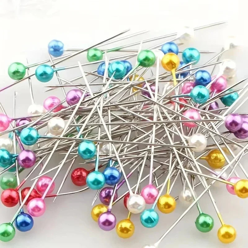 Pearlized Ball Head Sewing Pins for Quilting and Crafting