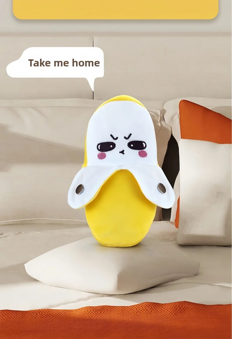 Musical Banana Plush Toy with Touch-Sensitive Piano