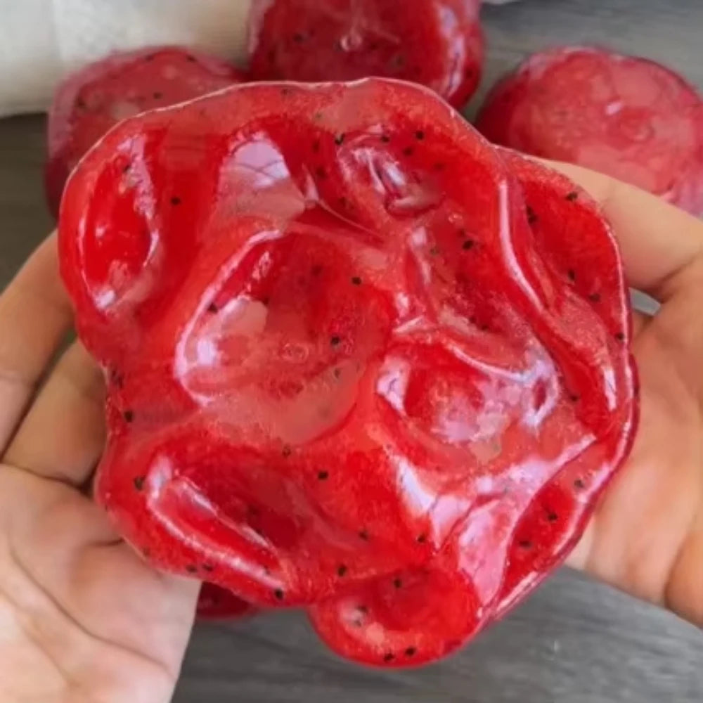 Handmade Watermelon Slushy Squishy Stress Relief Toy