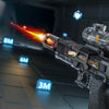 Electric Water Gun with Recoil and LED Flame Effects