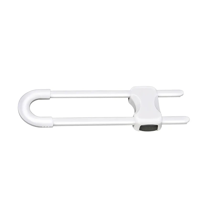 Adjustable U-Shaped Cabinet Locks for Child Safety