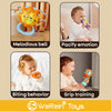 Animal Rattle Teether Toy for Babies 0-36 Months