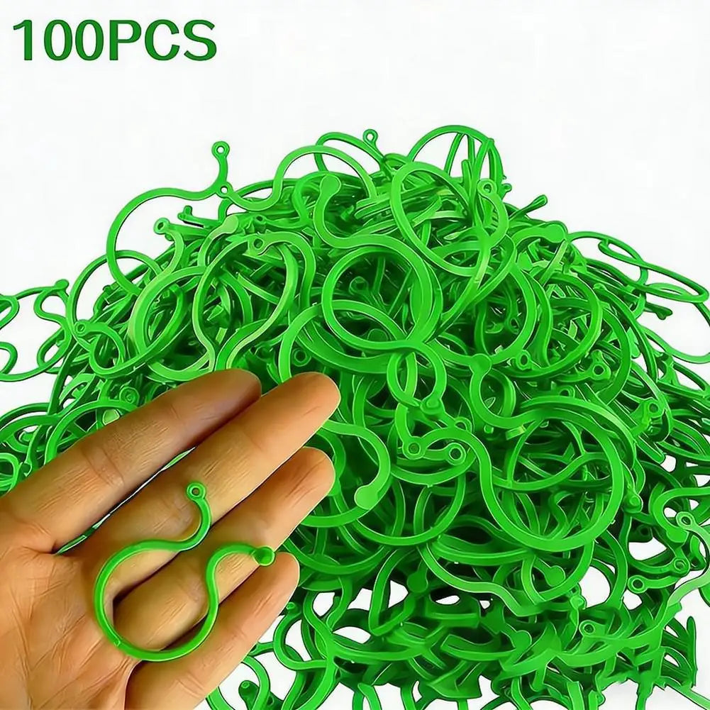 Garden Plant Support Clips (100-Pack)