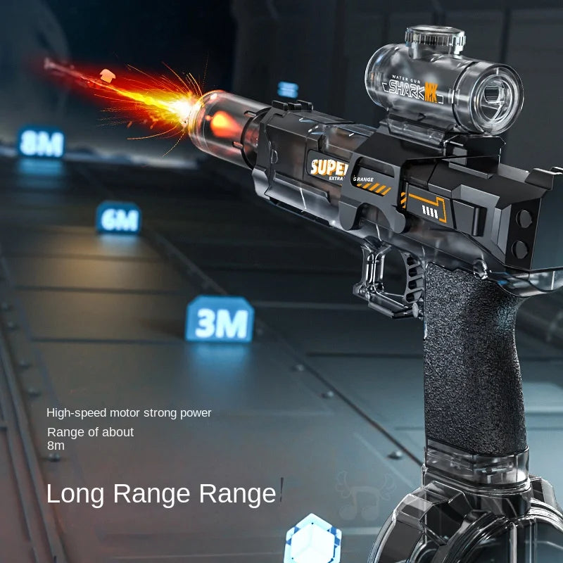 High-Pressure Electric Water Blaster with Flame LED Effect