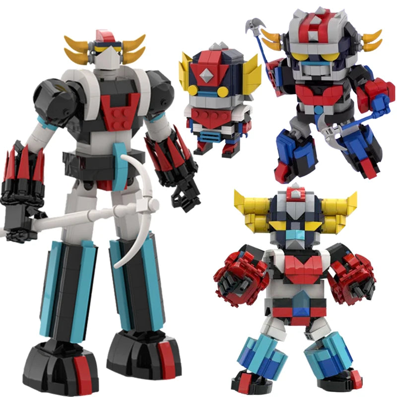 MOC Action Robot Warrior Building Block Set
