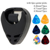 Adhesive Guitar Pick Holder with Celluloid Picks Set