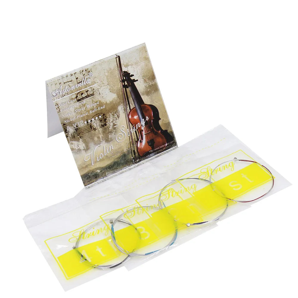 Professional Nickel-Silver Wound Violin String Set