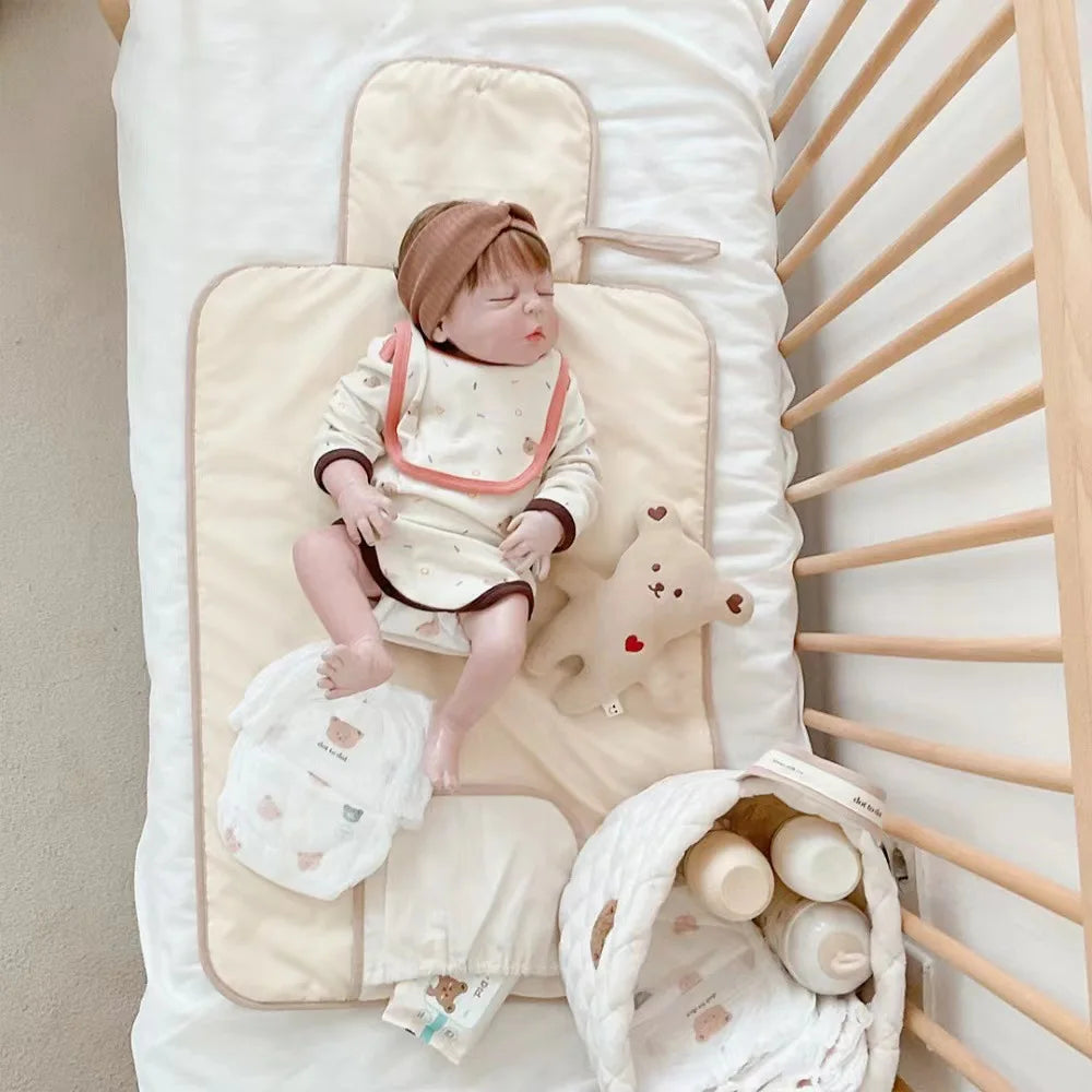 Foldable Waterproof Diaper Changing Pad for Babies