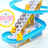 Electric Duck Stair-Climbing Toy with Lights and Music