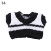 Fashionable Sweater and Vest Set for 20cm Plush Dolls