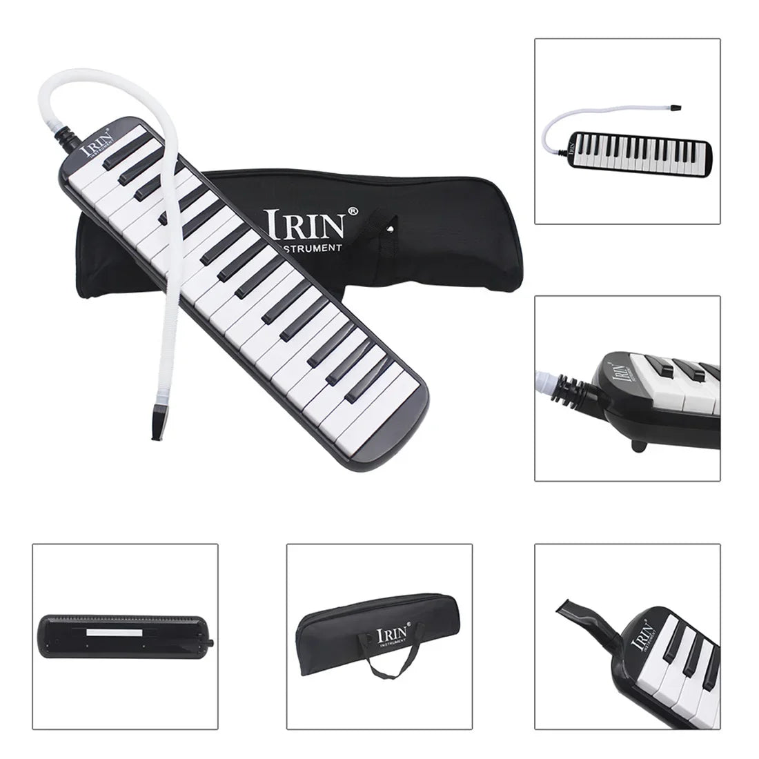 32-Key Portable Melodica with Windpipe and Backstrap