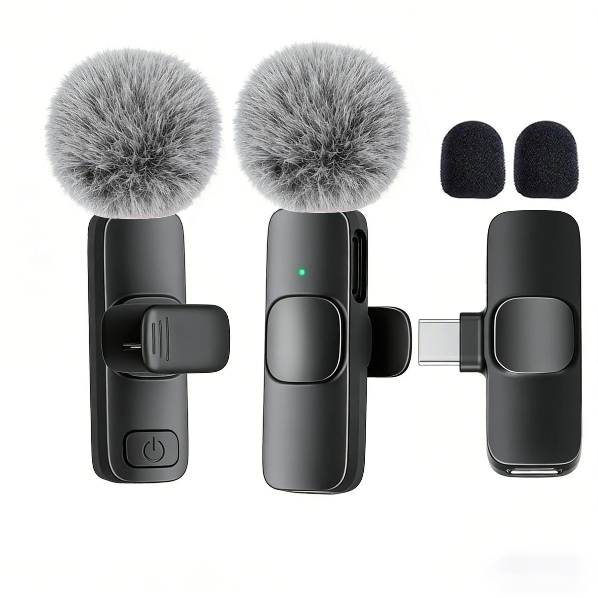 Professional Wireless Lavalier Microphone for Type-C Devices