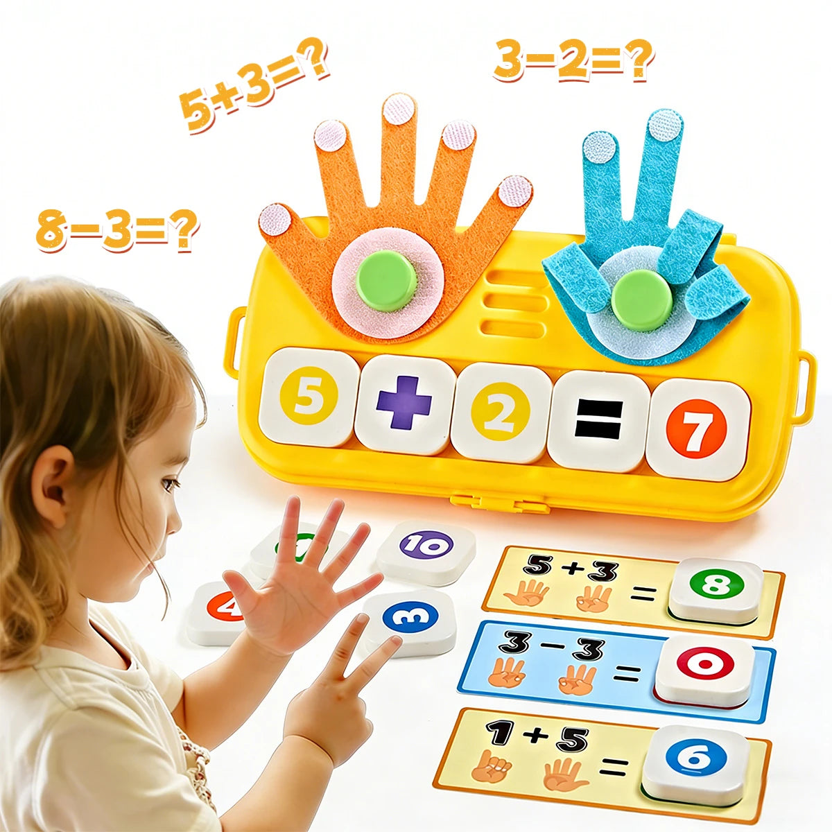 Interactive Finger Counting Math Toy for Early Learning