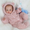 18" Lifelike Reborn Baby Doll with Soft Cloth Body and Hand-Painted Details