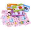 Montessori Wooden Animal Puzzle Set with Storage Box