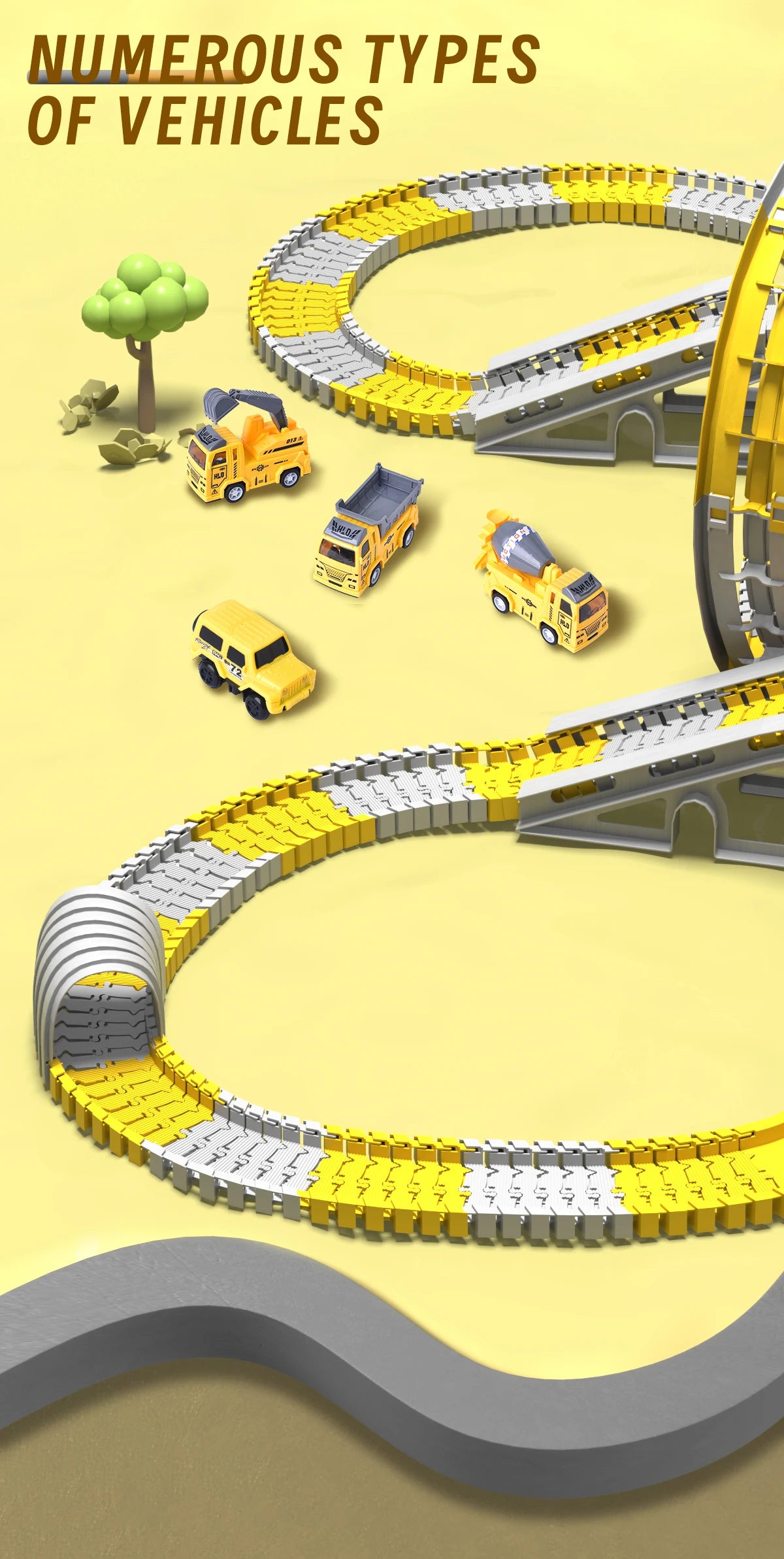 DIY Electric Track Car Building Set