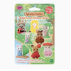 A package of Sylvanian Families Baby Forest Costume Series figures and accessories for children.
