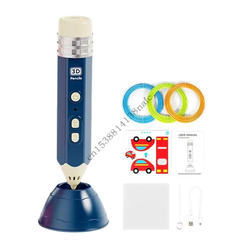 Kids Safe 3D Printing Pen With Temperature Control