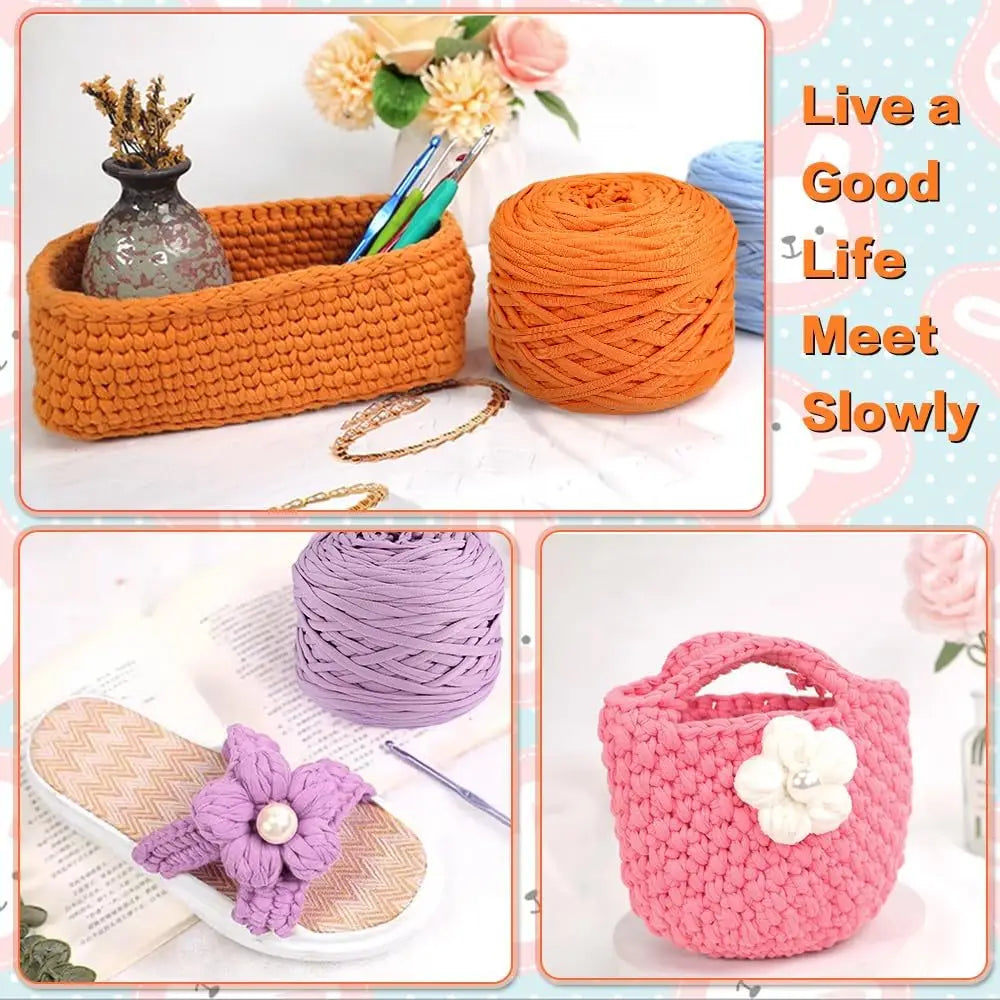 Soft Premium Polyester Yarn for Knitting & Crochet