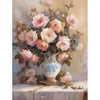 DIY Paint by Numbers Kit | Flowers in Vase | Acrylic Canvas Art with Frame