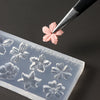 Floral Silicone Nail Art Stencils for 3D Design