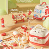 A Hipp simulation medical suitcase toy set with various doctor tools and accessories for role-play.