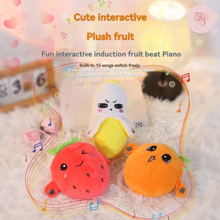 Fruit Metronome Plush Toy with Music
