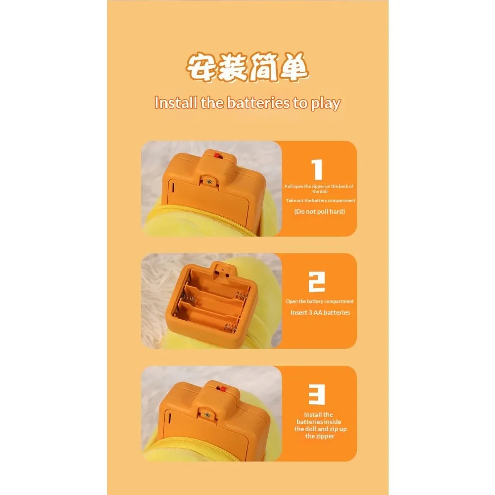 Interactive Musical Teddy Bear Plush Toy with Rhythm Piano