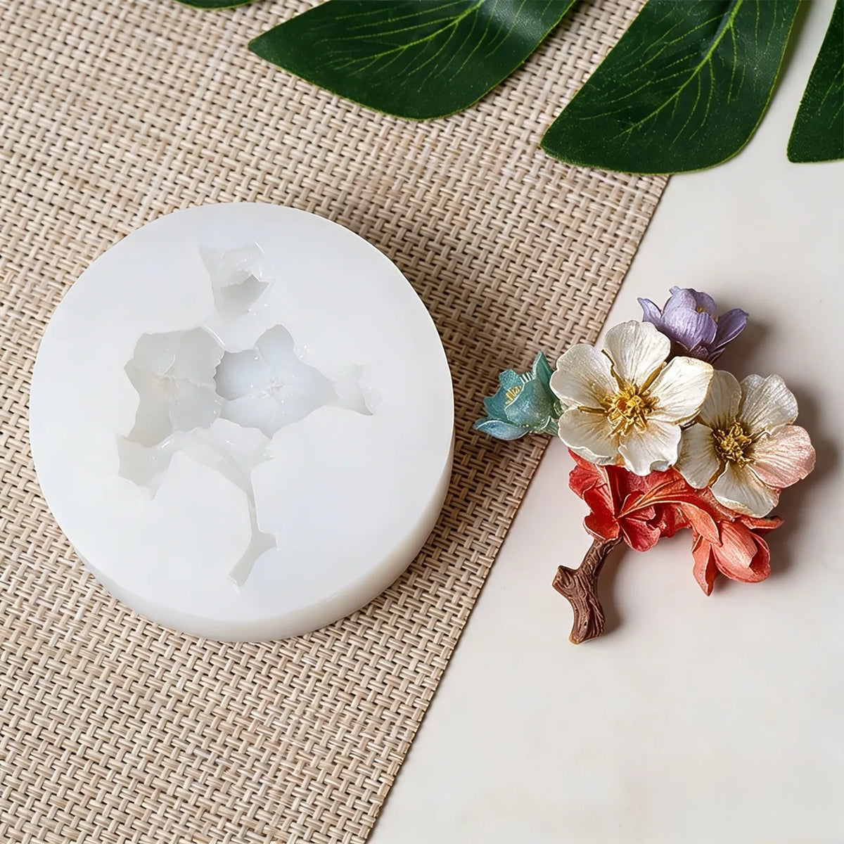 Elegant Rose Silicone Mold for Crafting and Decor