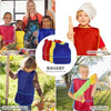Waterproof Kids Art Smock with Pockets for Painting & Crafts