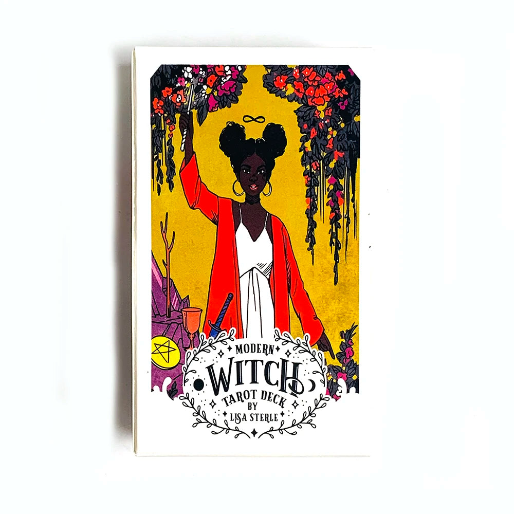 Modern Witch Tarot Card Deck – 78 Oracle Cards for Divination & Gift Giving