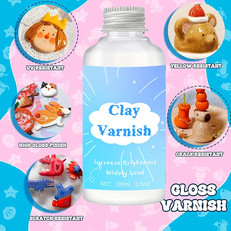 Gloss Varnish Sealer for Air-Dry Clay