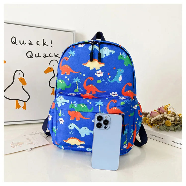 Dinosaur Print Kids Backpack for Kindergarten & School