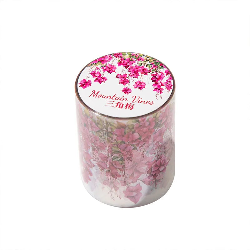 Fresh Vine-themed PET Decorative Tape Roll for Journaling & Crafting