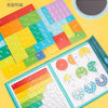 Wooden Magnetic Fraction Learning Book – Montessori Math Toy for Kids