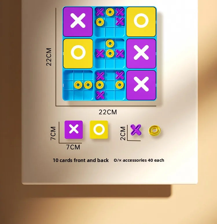 Classic Tic Tac Toe Board Game for Kids and Families