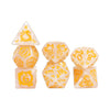 Dragon Pattern Polyhedral Dice Set for RPG & Tabletop Gaming