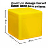 Magnetic Building Blocks Storage Bucket with Display Lid