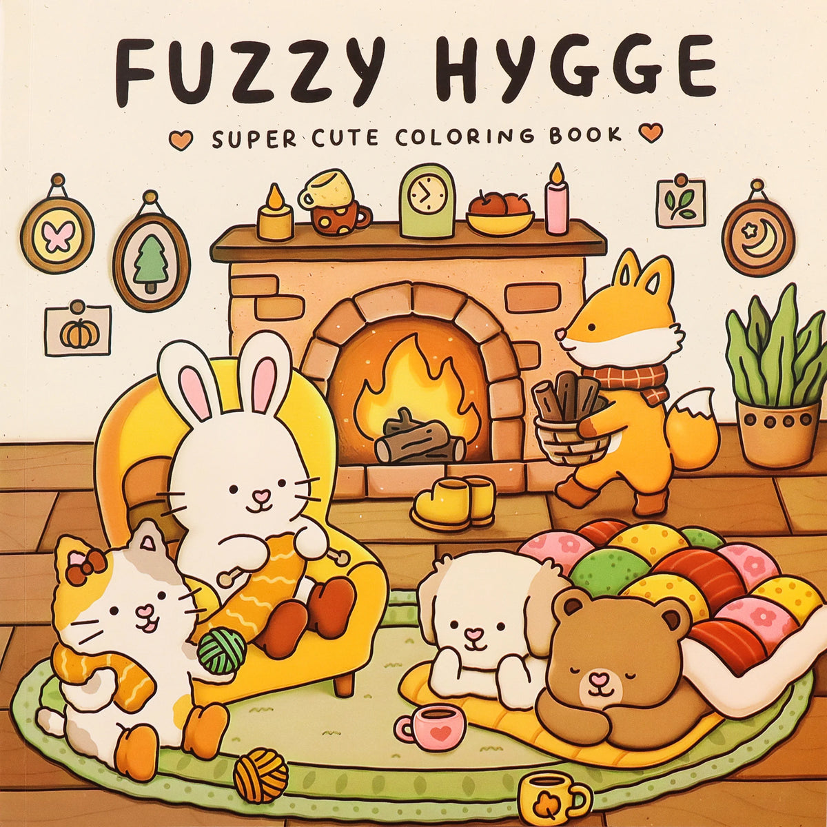 Cozy Friends Halloween Coloring Book for Adults and Teens