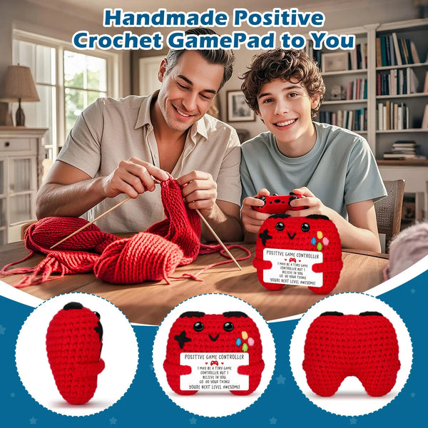Handmade Crochet Video Game Controller Decorative Gift