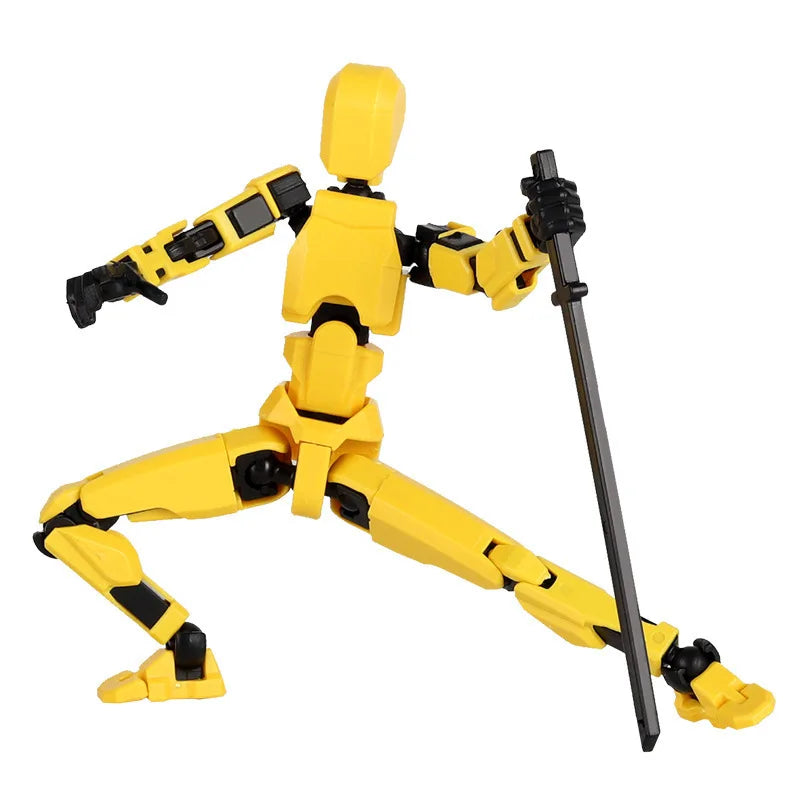 3D Articulated Action Figure Building Toy