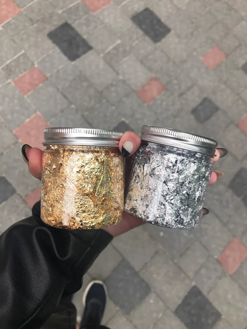 Metallic Foil Flakes for Crafts, Nail Art & DIY Projects