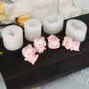 Cartoon Pig Silicone Mold Set for Crafting