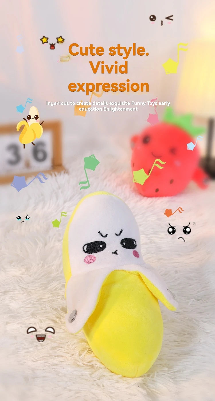 Fruit Metronome Plush Toy with Music