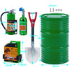 1/10 Scale RC Crawler Accessories - Shovel, Fire Extinguisher & Oil Drum Set