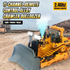 Remote Controlled Bulldozer with Working Shovel and Lights