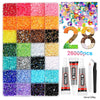 Kit de strass en résine multicolores de 40 pièces, arrangés en grille.
