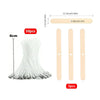 Cotton Candle Wicks Kit with Metal Stands (50-Piece)