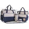 Multifunctional Crossbody Diaper Bag with Five-Piece Set