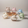 Baby Teething Mittens - Food-Grade Silicone Chew Glove with Cute Bunny Design